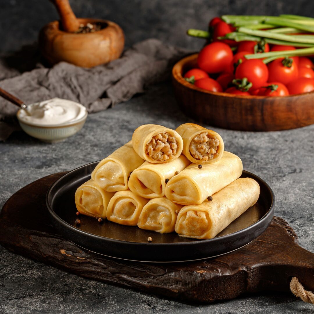 Clătite Jolie Farm, cu multă carne, gata de pus la cuptor