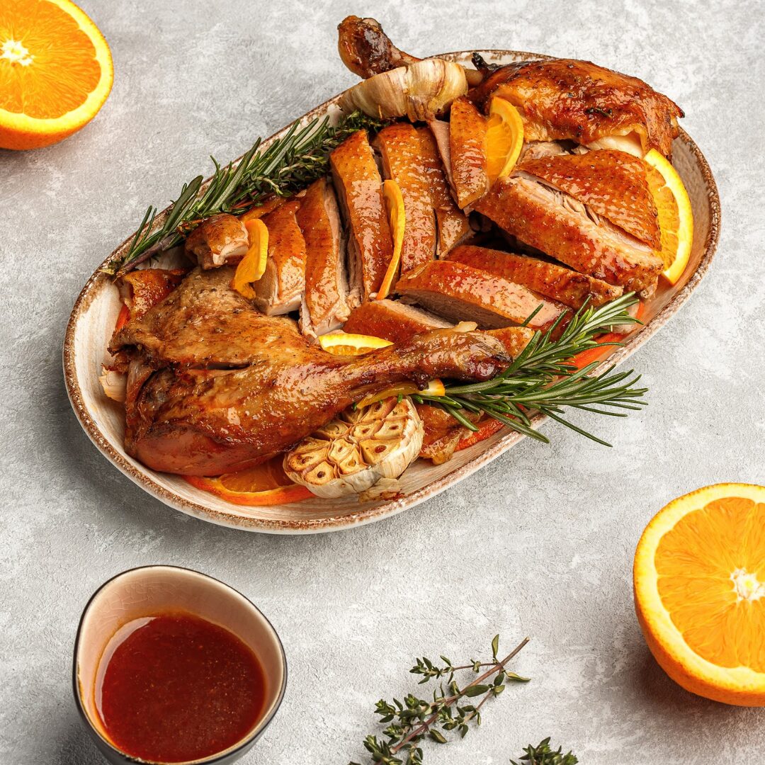 Rață pre-coaptă Salamer fragedă și suculentă pentru masa de sărbători